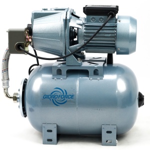 ATJET 80S 46л/мин на 45м) Насосная станция c расширительным баком, комплект сальник и воронка