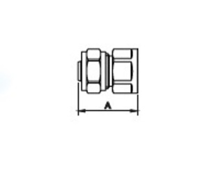 ТЕАМ 1602N001605 S 16 x 3/4" Соединение прямое, цанга - внутренняя резьба, 150 штук в упаковке фото в интернет-магазине SMARTGRP