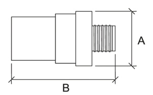 SharkBite PRESS SNP011612MB S 16 x 1/2 M Прямой пресс - наружняя резьба, 360 штук в упаковке фото в интернет-магазине SMARTGRP