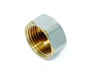 SMART SMT653NY6612 Заглушка 1-1/4" внутренняя резьба, никель - желтый, 60 штук в упаковке