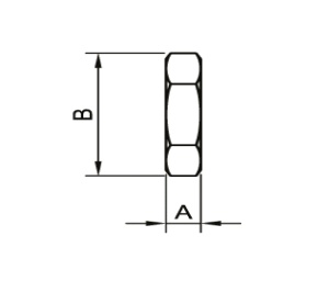 SMART SMT655N6605 Контргайка 3/4" внутренняя резьба, никель, 700 штук в упаковке фото в интернет-магазине SMARTGRP