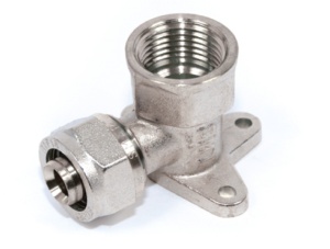 ТЕАМ 1606N001604 W 16 x 1/2" Соединение угловое установочное, цанга - внутренняя резьба, 100 штук в упаковке