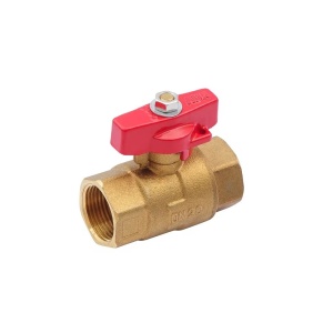 ADN 562H6605RB 3/4" внутренняя резьба, кран шаровый, красная бабочка, 48 штук в упаковке