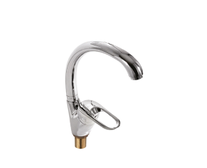 Смеситель для кухни высокий с креплением на гайке SM403-18CH SMART 10 штук в упаковке