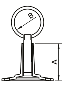 SMT100SCH6610 Держатель 1" латунный, хромированный 100 шт/кор фото в интернет-магазине SMARTGRP