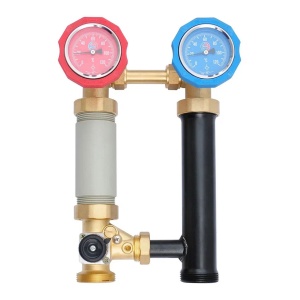 GIDRO FORCE GFGP731.1014L Насосная группа c 3 - х ходовым смесителем, подача слева, без насоса