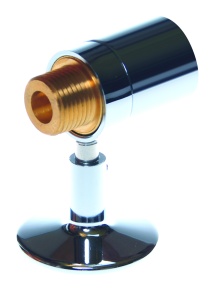 SMT750-1SCH040504 Колпачок со штуцером 1/2"НР с воздухоотводчиком и 122 держателем, хромированный 20пар/кор фото в интернет-магазине SMARTGRP