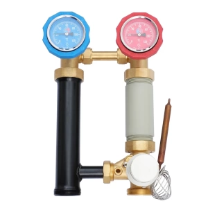 GIDRO FORCE GFGP190.1014R Насосная группа с поддержанием температуры 25 - 50 ºС подача справа, без насоса фото в интернет-магазине SMARTGRP