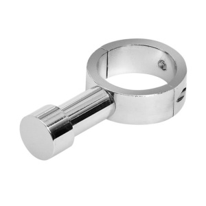 SGHR32-00 Хромированный Крючок для полотенцесушителя  из круглого профиля 40 шт/уп