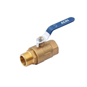 ADN 561H6610B 1" наружняя - внутренняя резьба, кран шаровый, синяя ручка, 32 штуки в упаковке