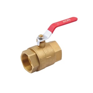 ADN 560H6620R 2" внутренняя резьба, кран шаровый, красная ручка, 10 штук в упаковке