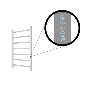 TERMLUX TLHQR08-7LED30D22 Полотенцесушитель лесенка 800 х 500 х 110 фото в интернет-магазине SMARTGRP