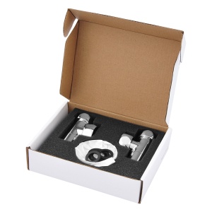 SMT8511SCH1005/2C Кран-Вентиль угловой, ручка колп., хром, 1"х3/4" г/г,с отражателем, 10пар/кор фото в интернет-магазине SMARTGRP