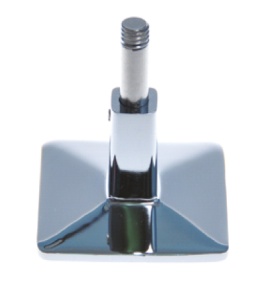 SMT140SCS6600 Держатель квадратный без кольца железный хромированный 100 шт/кор