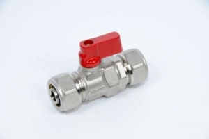 SMART SMT2019N2020 20 х 20 кран шаровый для металлопластиковой трубы, бабочка 50 штук в упаковке