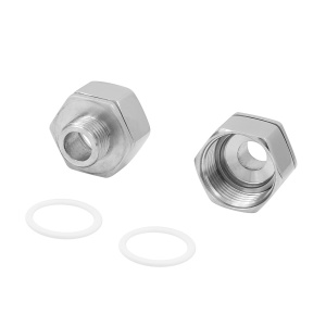 SMART 2731SST1004 Соединение прямое гайка - штуцер 1" х 1/2" для полотенцесушителей 20 пар/кор