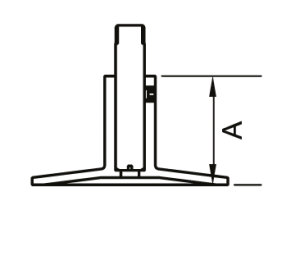 SMT122SCS6600 Держатель без кольца, железный хромированный 100 шт/кор фото в интернет-магазине SMARTGRP