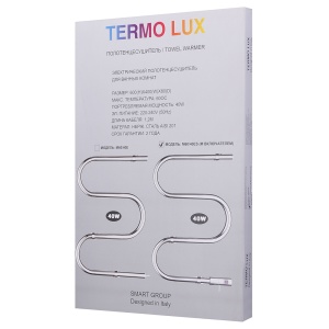 TERMO LUX M60/40ES Полотенцесушитель М - образный 600 х 400 х 85 c включателем фото в интернет-магазине SMARTGRP