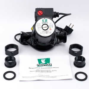 PRS25/8 (180mm) Насос циркуляционный с гайками и кабелем (8шт/кор) фото в интернет-магазине SMARTGRP