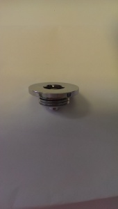 SMT108CH0004D32 Заглушка с воздухоотводчиком 1/2"НР D=32 mm хромированная 200 шт/кор фото в интернет-магазине SMARTGRP