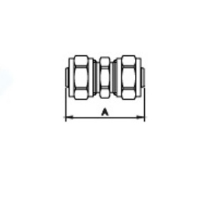 SMART SMT1601NY161600 S16x16 Переходник прямой, цанга - цанга, 150 штук в упаковке фото в интернет-магазине SMARTGRP