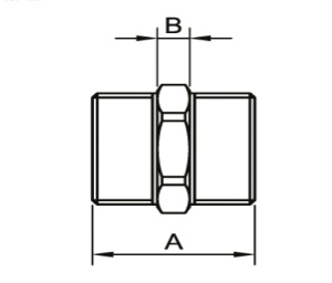 SMART SMT657NY6620 Ниппель 2" наружняя резьба, никель - желтый, 20 штук в упаковке фото в интернет-магазине SMARTGRP