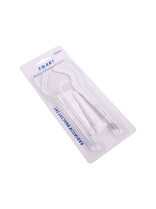 SMT1860W/5 Кронштейн с дюбелем (белый) (пара в блистере) 50пар/кор