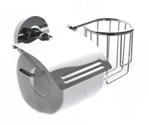 SMART KL-72309+10 Корзинка и держатель для туалетной бумаги, хромированная