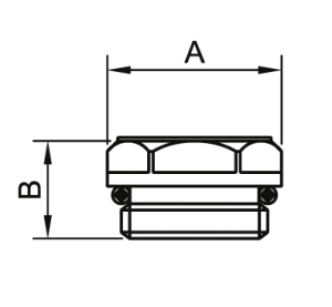 SG107СН0004 Заглушка 1/2" НР хромированная 250 шт/кор фото в интернет-магазине SMARTGRP