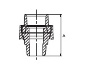 SDH 341 Американка коническая 1/2" внутренняя резьба х 1/2" наружняя резьба, оцинкованная, 80 штук в упаковке фото в интернет-магазине SMARTGRP