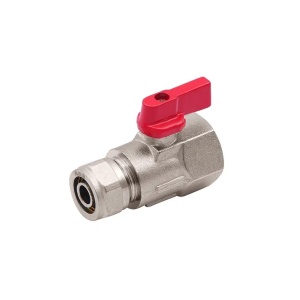 SMART SMT2020N0516 3/4" F x 16 кран шаровый  для металлопластиковой трубы, бабочка 50 штук в упаковке