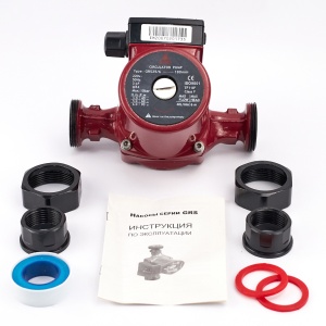 GRS 25/6 (180mm) LEMA  Насос циркуляционный с гайками фото в интернет-магазине SMARTGRP