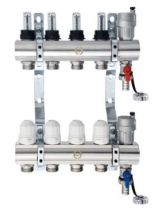 GFA201N0010/12 Коллекторная группа со встроен.расходомерами,в сборе 1"х12 вых.