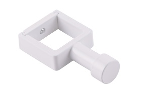 SGHQ30-00W Белый Крючок для полотенцесушителя из квадратного профиля 