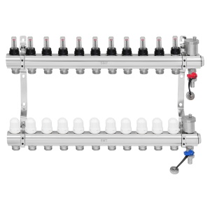 GFA201N0010/11 Коллекторная группа со встроен.расходомерами,в сборе 1"х11 вых.
