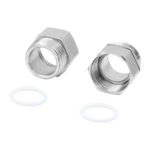 SMART 2731SST1010 Соединение прямое гайка - штуцер 1" х 1" для полотенцесушителей 20 пар/кор