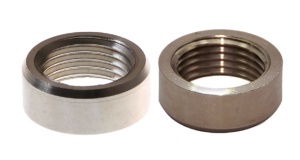 SMT300ST04-28,9 Вварная гайка 1/2" внутренняя резьба х 28,9 мм для полотенцесушителей, нержавейка марки AISI 304 600 шт/кор