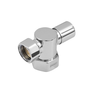 SMT8481SCH1005/2C Кран-Вентиль угловой, ручка колп., хром, 1"х3/4" г/г, с отражателем, 10пар/кор фото в интернет-магазине SMARTGRP