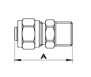 SMART 530001N041620  S 16 2.0 цанга x 1/2" наружняя резьба, никель, 160 штук в упаковке фото в интернет-магазине SMARTGRP