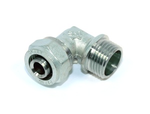 SMART 530021N041620A Уголок 1/2" наружняя резьба х 16 2,0 цанга, никель, 100 штук в упаковке