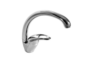 Смеситель для кухни высокий с креплением на гайке SM406-11CH SMART 10 штук в упаковке