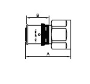 TM 1652G001604 S 16 x 1/2 F Прямой пресс - внутренняя резьба 150 штук в упаковке фото в интернет-магазине SMARTGRP