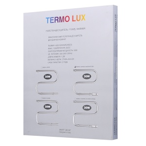 TERMO LUX S42/50ES Полотенцесушитель S - образный 420 х 500 х 85 с включателем фото в интернет-магазине SMARTGRP