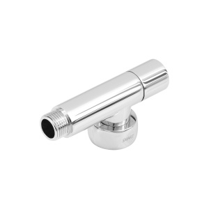 SMT8841SCH0410/2C Кран-Вентиль угловой, ручка колп., хром, 1"х1/2" г/ш , с отражателем, 10 пар/кор фото в интернет-магазине SMARTGRP