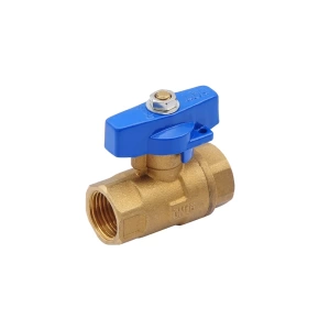 ADN 562H6604BB 1/2" внутренняя резьба, кран шаровый, син.бабочка 72шт/кор фото в интернет-магазине SMARTGRP