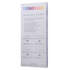 TERMO LUX С22/50Е Полотенцесушитель П - образный 220 х 500 х 85 фото в интернет-магазине SMARTGRP