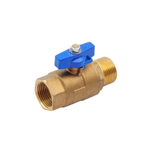 ADN 563H6610BB 1" наружняя - внутренняя резьба, кран шаровый, синяя бабочка, 32 штук в упаковке фото в интернет-магазине SMARTGRP