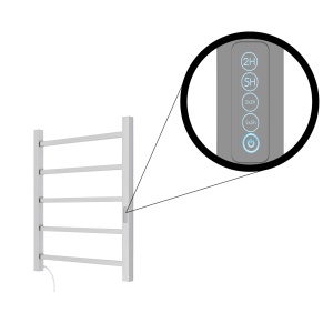 TERMLUX TLHQ06-5LE30(19) Полотенцесушитель лесенка 600 х 500 х 110 фото в интернет-магазине SMARTGRP