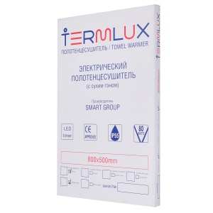 TERMO LUX TLH 08G-7ESD32D22 Полотенцесушитель лесенка 800 х 500 х 110 фото в интернет-магазине SMARTGRP
