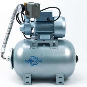 ATQB80 50л/мин на 55м) Насосная станция c расширительным баком, комплект сальник и воронка